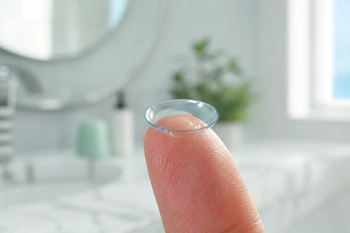 comment mettre des lentilles