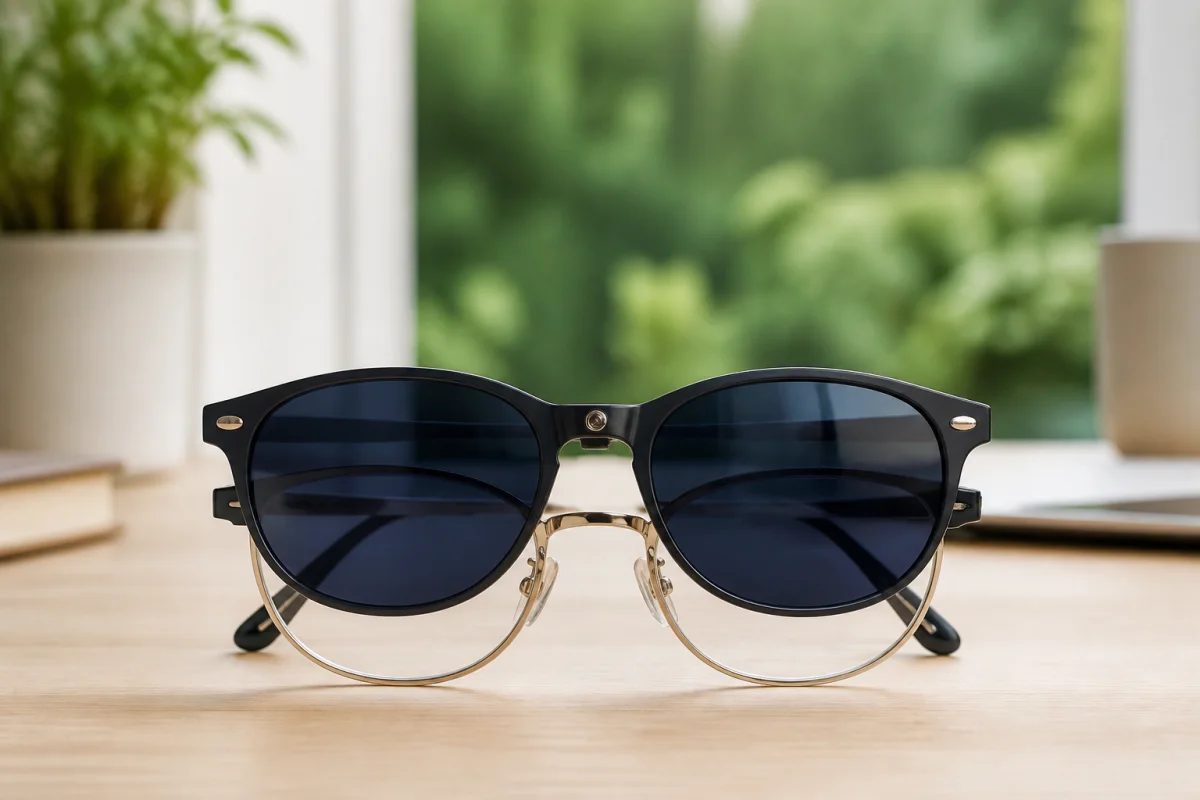 clip solaire pour lunettes de vue sur mesure
