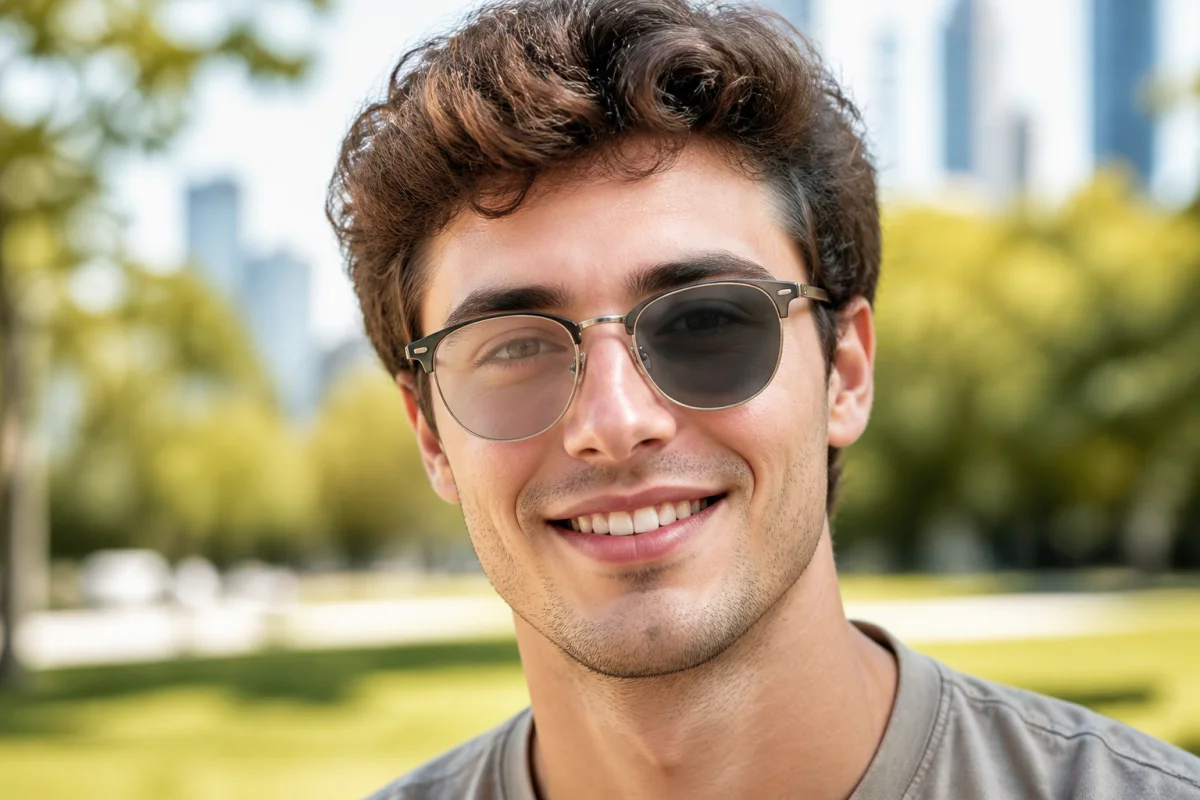 lunettes de vue qui se teintent au soleil