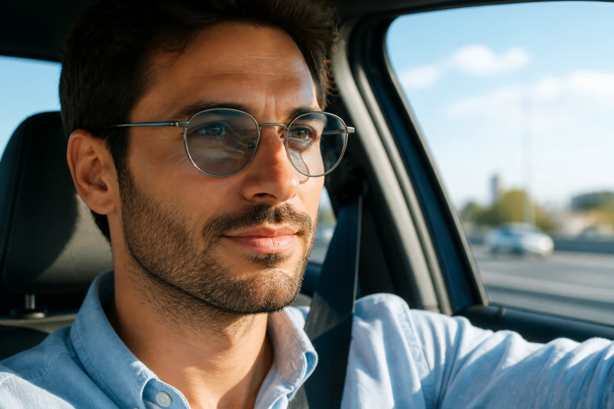 lunettes de vue qui se teintent au soleil