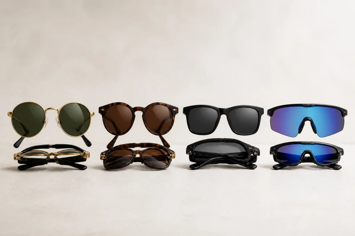lunettes soleil pliables