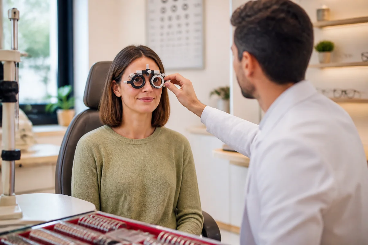 examen de vue chez opticien