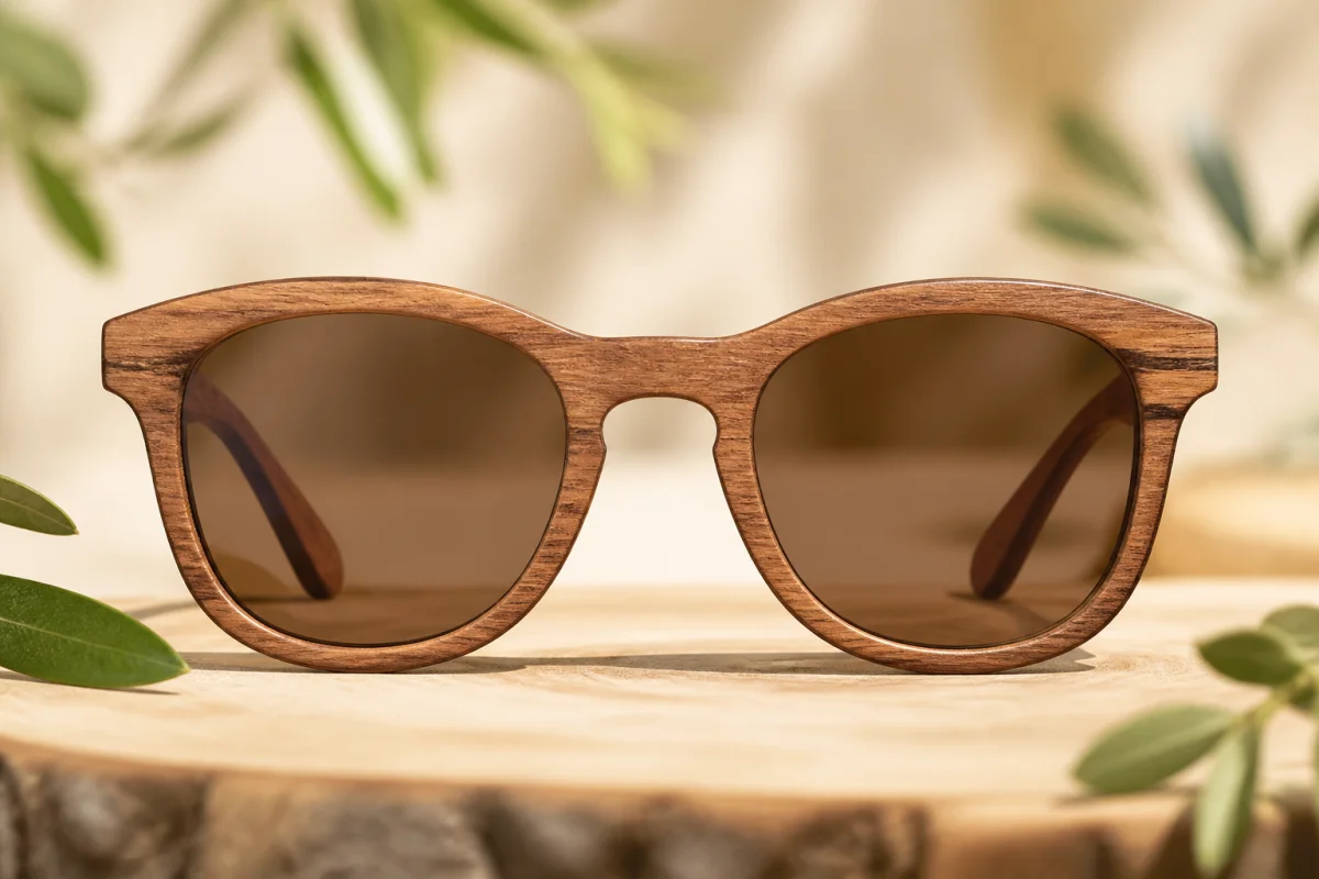 lunettes soleil bois