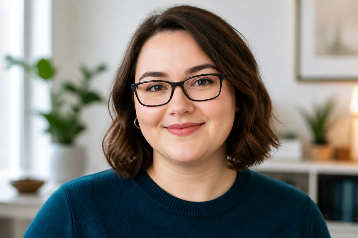 Lunettes tendance pour visage rond